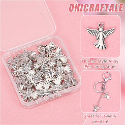 50Pcs Tibetan Style Alloy Pendants&nbsp;FIND-UN0004-25