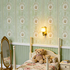 Mini Dollhouse Living Room Bedroom Wallpaper&nbsp;DIY-WH0726-018D