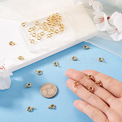 40Pcs Brass Spring Ring Clasps&nbsp;KK-TA0008-85G-01
