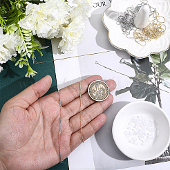 16 Pairs 20 Colors Brass Stud Earring Findings&nbsp;KK-BBC0026-03