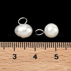 Natural Cultured Freshwater Pearl Charms&nbsp;PALLOY-PH01498-01