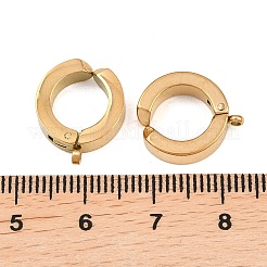 304 Stainless Steel Hoop Earrings Findings&nbsp;STAS-B121-03G