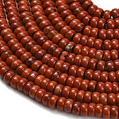 Natural Red Jasper Beads Strands&nbsp;G-Z110-B35-2x4mm