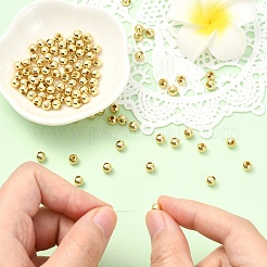 50Pcs Hollow Round 304 Stainless Steel Beads&nbsp;STAS-YW0002-95A