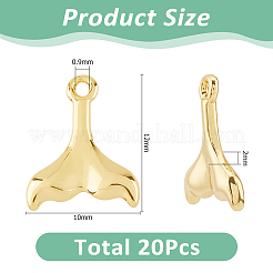 20Pcs Brass Charms&nbsp;KK-HS0015-54