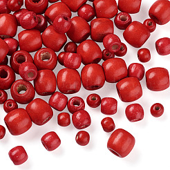 150Pcs 3 Styles Natural Wood Beads&nbsp;WOOD-TA0001-51