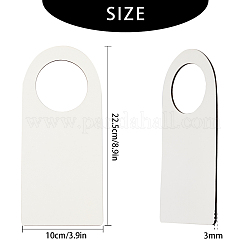 Unfinished Natural Wood Door Knob Hangers&nbsp;DIY-CN0001-16