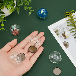 8 Sets 2 Style Glass Dome Cover&nbsp;DJEW-PH0001-28