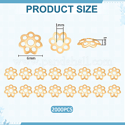 2000Pcs Iron Bead Caps&nbsp;IFIN-UN0001-24