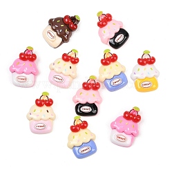 Opaque Resin Cabochons&nbsp;RESI-G125-02