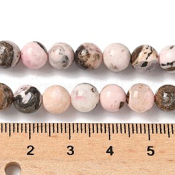 Natural Argentina Rhodonite Beads Strands&nbsp;G-G271-B02-6mm