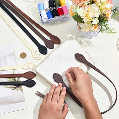 8Pcs 4 Colors PU Imitation Leather Bag Handles&nbsp;DIY-CL0002-44