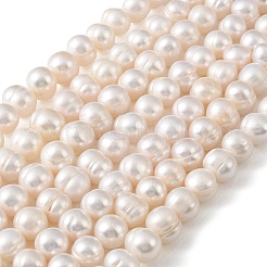 Natural Cultured Freshwater Pearl Beads Strands&nbsp;PEAR-L034-18D