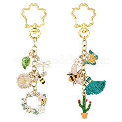 Alloy Enamel Pendant Decorations&nbsp;KEYC-YW00219-01