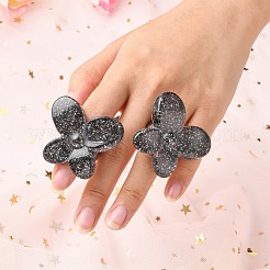 Acrylic Finger Rings&nbsp;RJEW-M137-02A