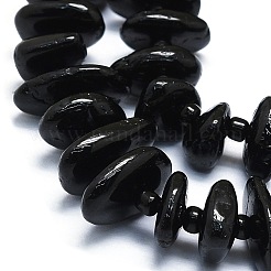 Natural Black Tourmaline Beads Strands&nbsp;G-K245-H08-B01