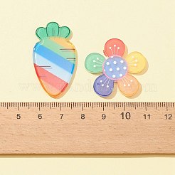 16Pcs 8 Style Acrylic Cabochons&nbsp;MACR-FS0001-46