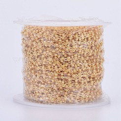Handmade Brass Beaded Chains&nbsp;CHC-I006-02G