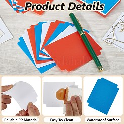 60 Sheets 3 Colors Plastic Playing Board Game Card Separator&nbsp;FIND-CP0002-77A