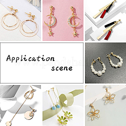240Pcs 8 Colors Brass Ball Post Ear Studs&nbsp;KK-FH0001-86