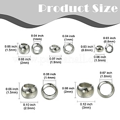 1256Pcs Stainless Steel Crimp Beads&nbsp;STAS-CJ0002-89