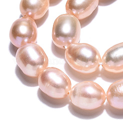 Natural Cultured Freshwater Pearl Beads Strands&nbsp;PEAR-N012-07L
