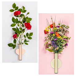 4Pcs 4 Styles Iron Wall-mounted Vase&nbsp;AJEW-FH0004-91