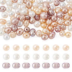 90Pcs 3 Colors Natural Cultured Freshwater Pearl Beads&nbsp;PEAR-TA0001-51