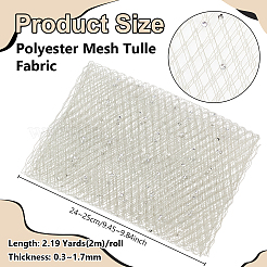 Polyester Mesh Tulle Fabric&nbsp;DIY-WH0671-348B