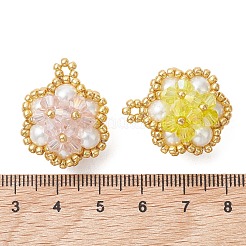 Glass Seed Beaded Pendants&nbsp;PALLOY-MZ01288