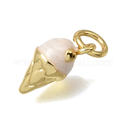Brass Enamel Pendants&nbsp;KK-K427-15G-01