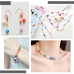 Handmade Millefiori Glass Bead Strands&nbsp;LAMP-OC0001-64