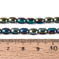 Electroplate Opaque Glass Beads Strands&nbsp;EGLA-Q132-03A-C04