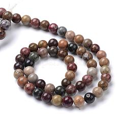 Natural River Stone Beads Strands&nbsp;G-R412-24-8mm
