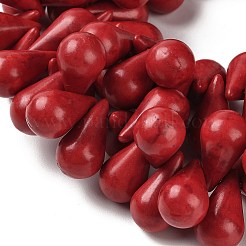 Synthetic Howlite Beads Strands&nbsp;TURQ-F018-07B