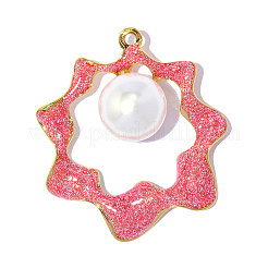 304 Stainless Steel Enamel Pendants&nbsp;STAS-OY019-32G