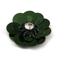 Flower Shape PVC Sequin/Paillette Beading Appliques&nbsp;DIY-WH0308-287J