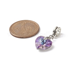 Glass European Dangle Charms&nbsp;PALLOY-TA00010