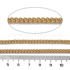 Brass Textured Curb Chains&nbsp;CHC-H113-23G