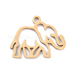 Ion Plating(IP)  201 Stainless Steel Pendants&nbsp;STAS-K003-06G