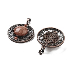 Synthetic Goldstone Pendants&nbsp;G-Q158-03A-R16