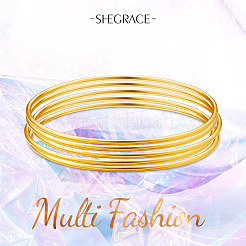 Brass Buddhist Bangle Sets&nbsp;JB637A