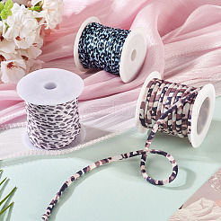 2 Rolls 2 Colors Flat Polyester Elastic Cord&nbsp;EC-TA0001-05
