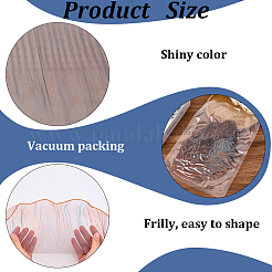 10 Yards Lucency Polyester Pleated Lace Trim&nbsp;OCOR-GF0004-74B