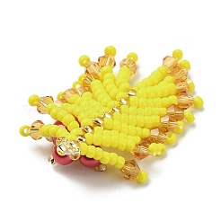 MIYUKI Rocailles Beaded Pendents&nbsp;PALLOY-MZ00148