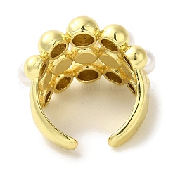 Rack Plating Brass Cuff Rings&nbsp;RJEW-H228-21G