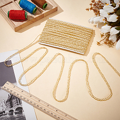 Polyester Thread & Filigree Braided Lace Trim&nbsp;OCOR-WH0097-13B