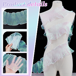10M Polyester Pleated Lace Trim&nbsp;OCOR-PH0002-98