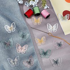 72Pcs 12 Colors Lace Embroidery Costume Accessories&nbsp;OCOR-NB0001-35