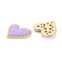 Rack Plating Spray Painted Alloy Cabochons&nbsp;PALLOY-S143-07A